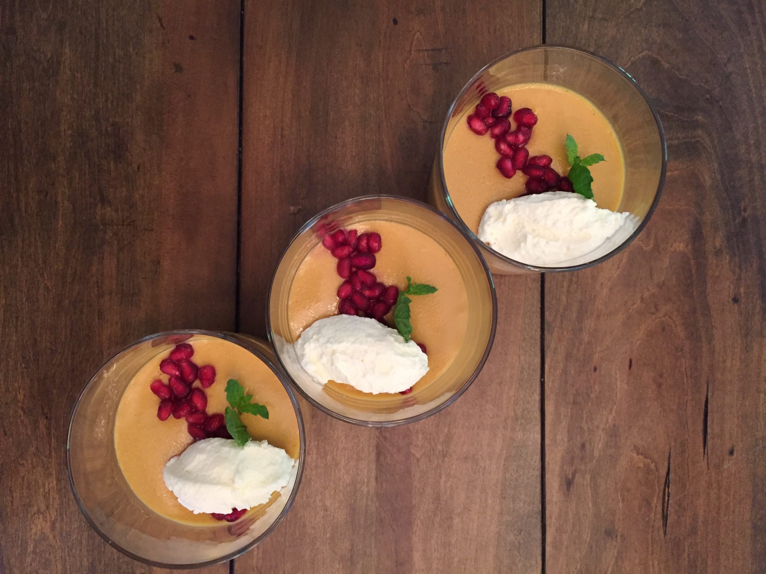 Mango-Butterscotch Pudding