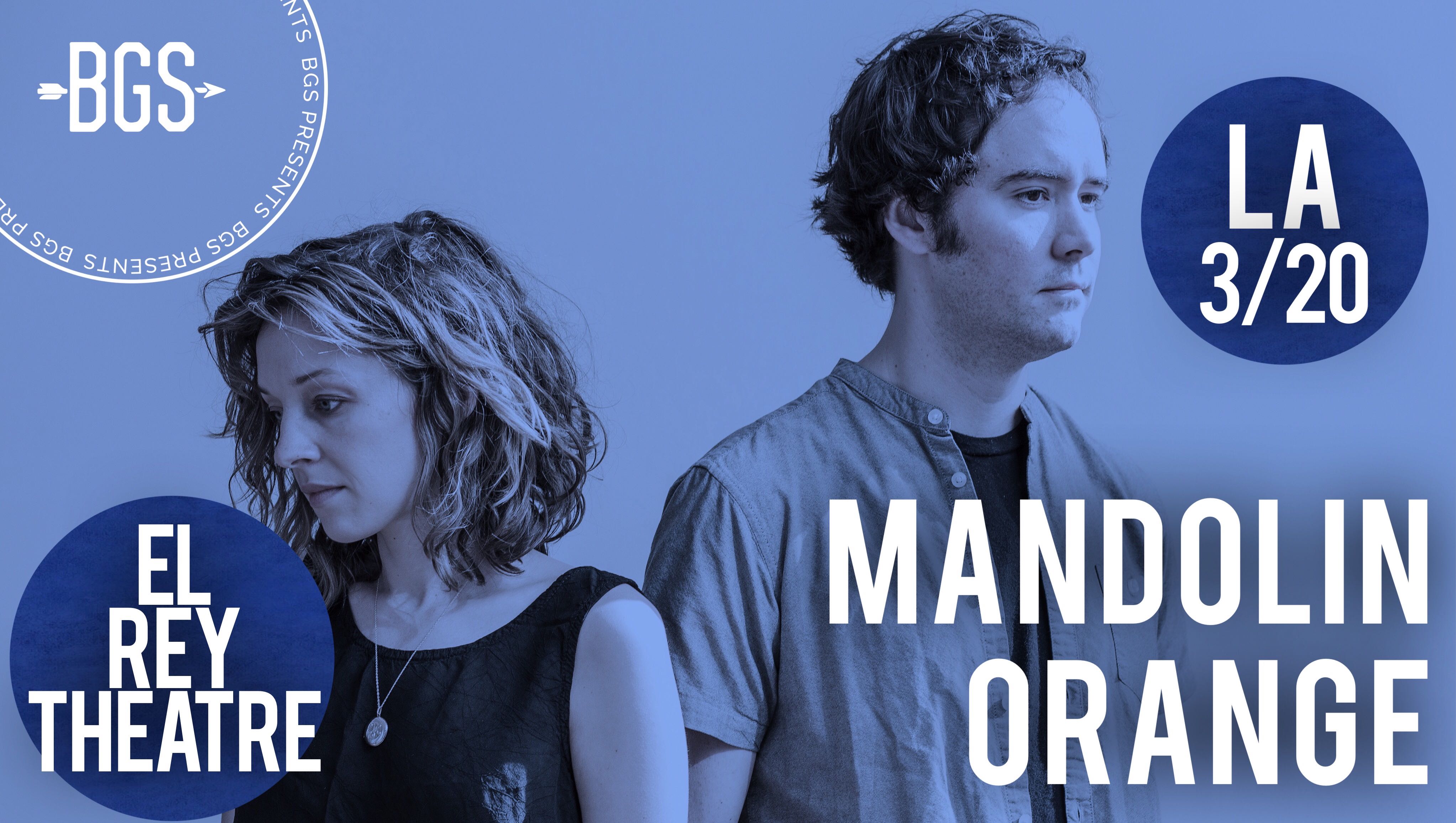 GIVEAWAY: Win tickets to Mandolin Orange at the El Rey Theatre (LA) 3/20