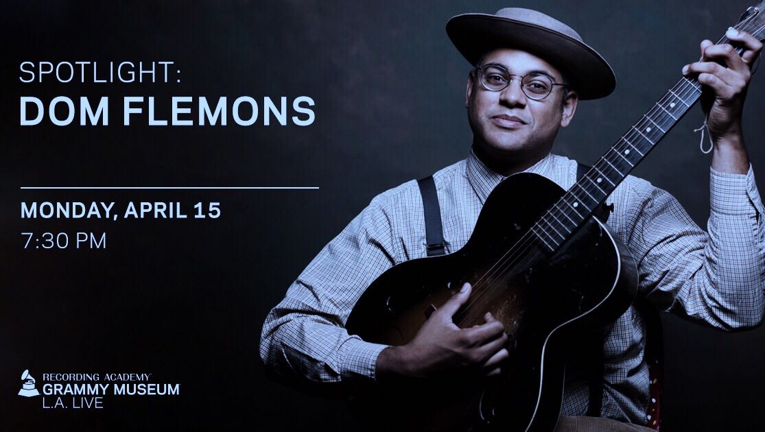 GIVEAWAY: Win tickets to Dom Flemons at the GRAMMY Museum (LA) 4/15