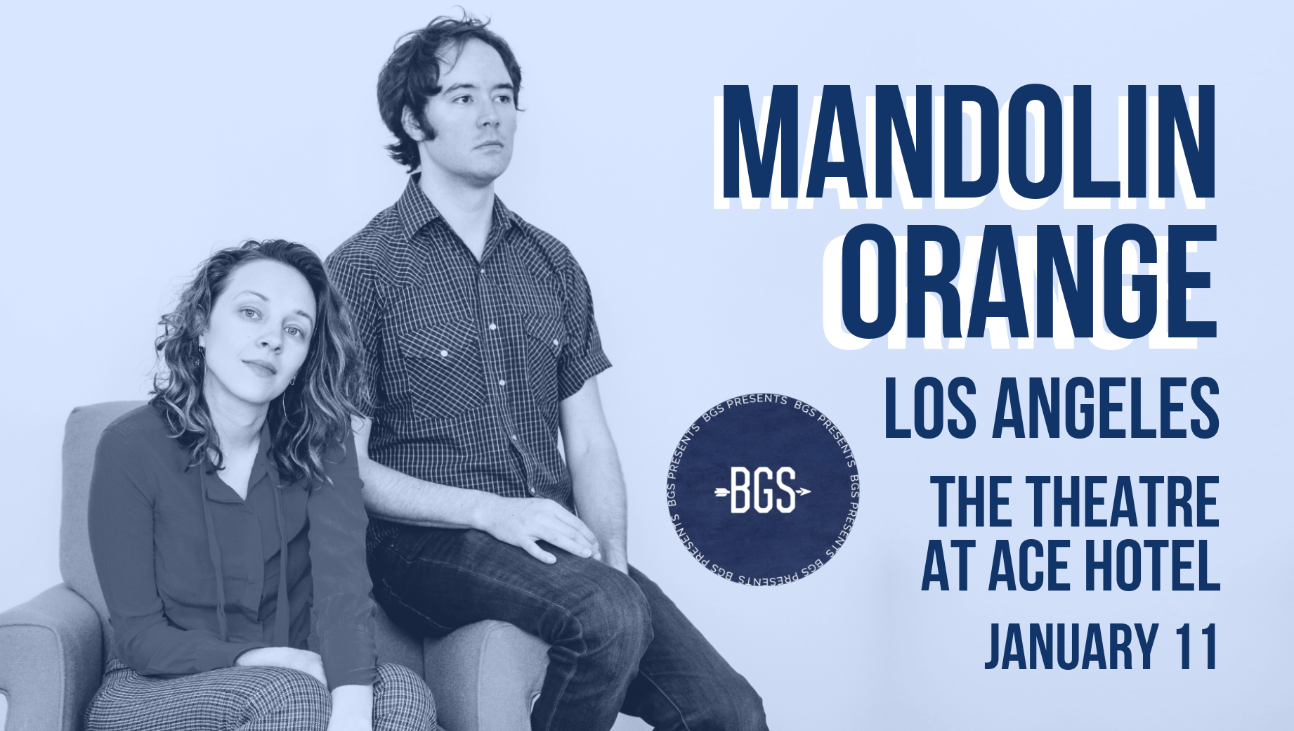 GIVEAWAY: Enter to Win Tickets to Mandolin Orange @ The Theatre at Ace Hotel (LA) 1/11