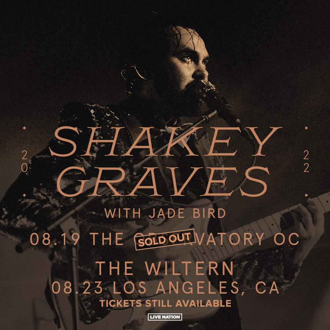 GIVEAWAY - Win tickets to Shakey Graves @ the Wiltern (LA) 12/4