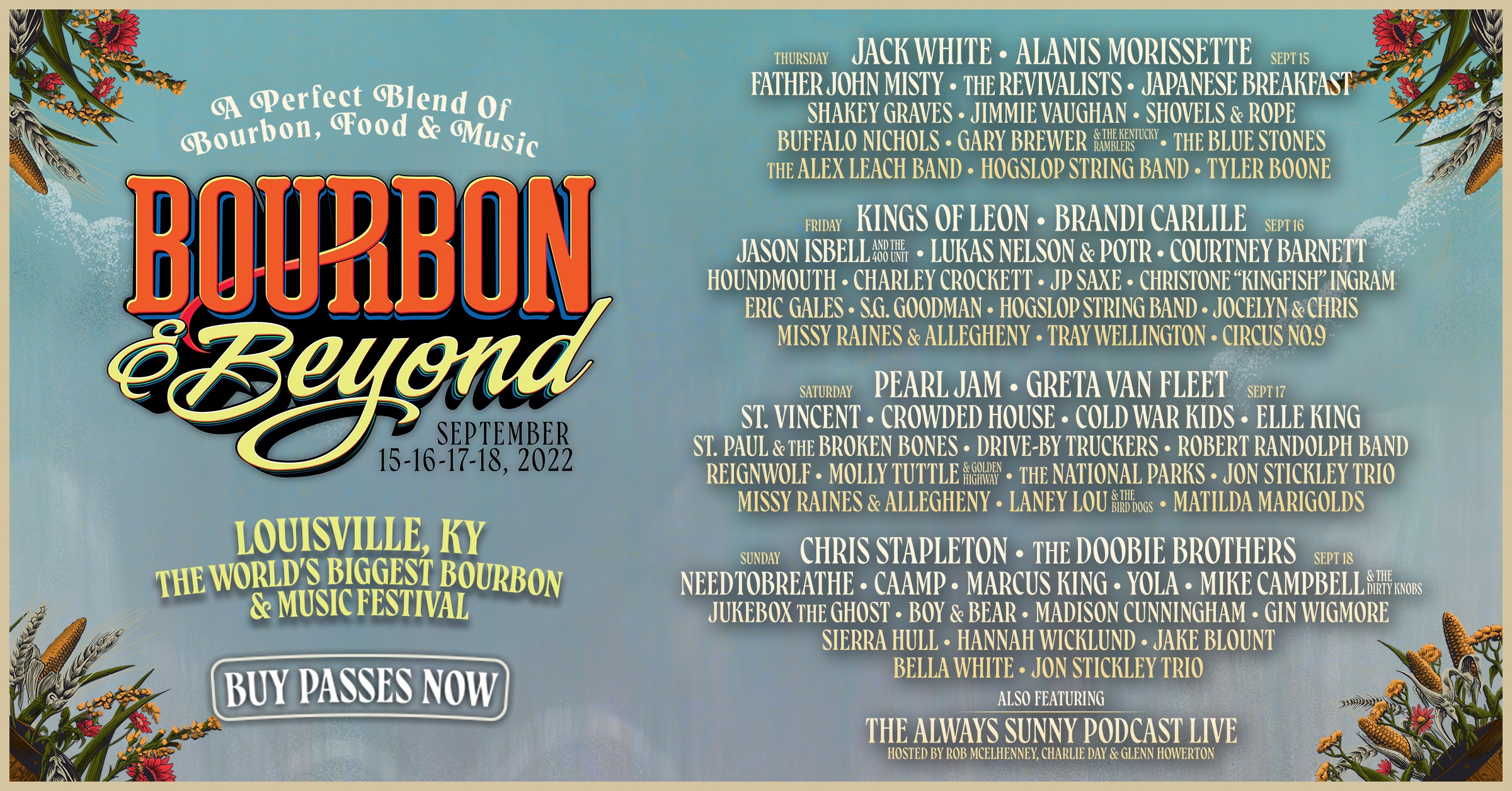 Bourbon & Beyond 2022: Full BGS Bluegrass Stage Lineup Announced