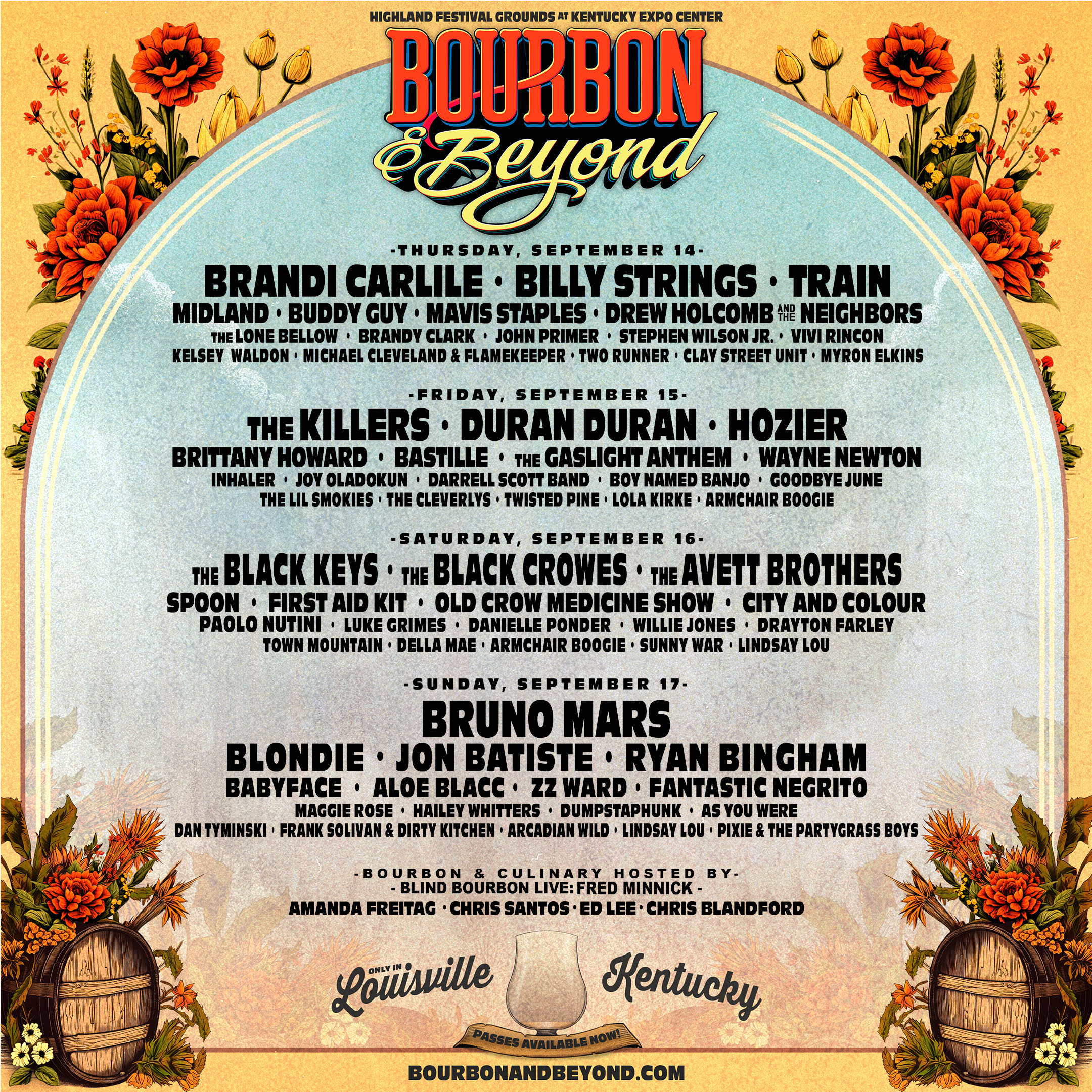 Check Out the Full Bourbon & Beyond 2023 Bluegrass Lineup