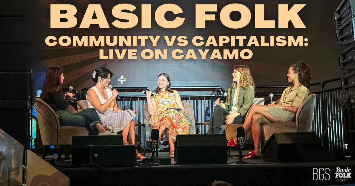 Basic Folk: Community vs Capitalism, Live from Cayamo