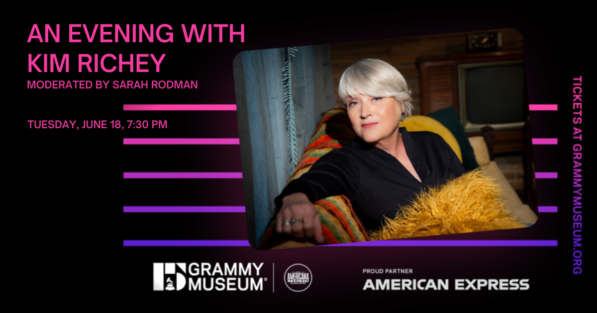 GIVEAWAY: Enter to Win Tickets to An Evening With Kim Richey at the Grammy Museum (LA) 6/18