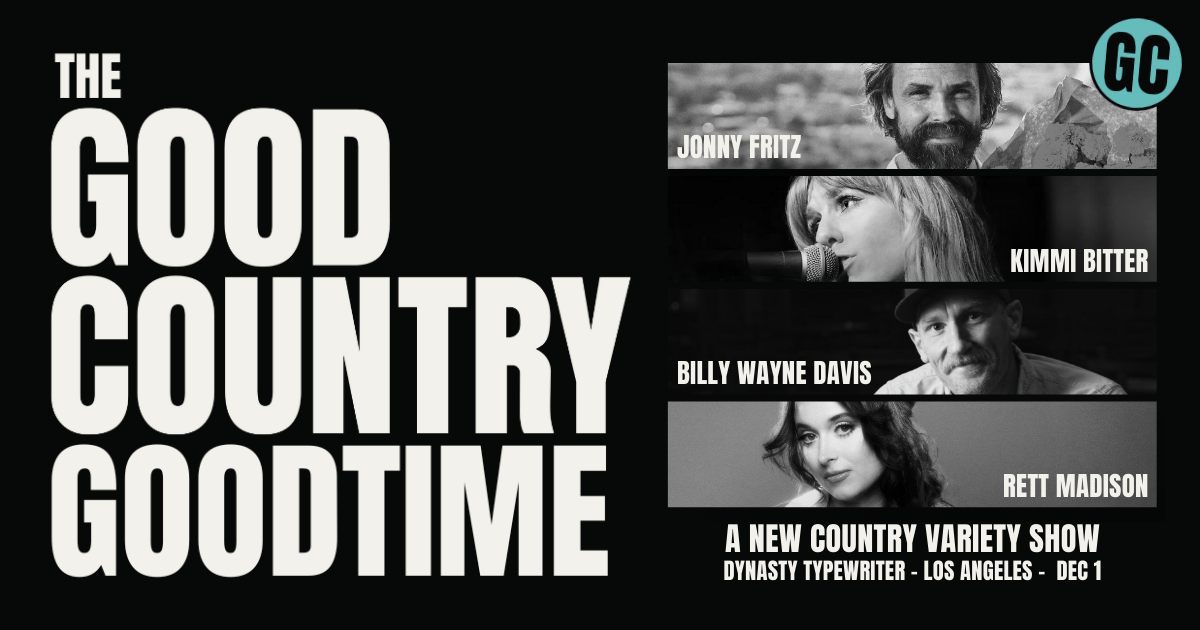 Good Country Goodtime Variety Show Returns to LA’s Dynasty Typewriter December 1