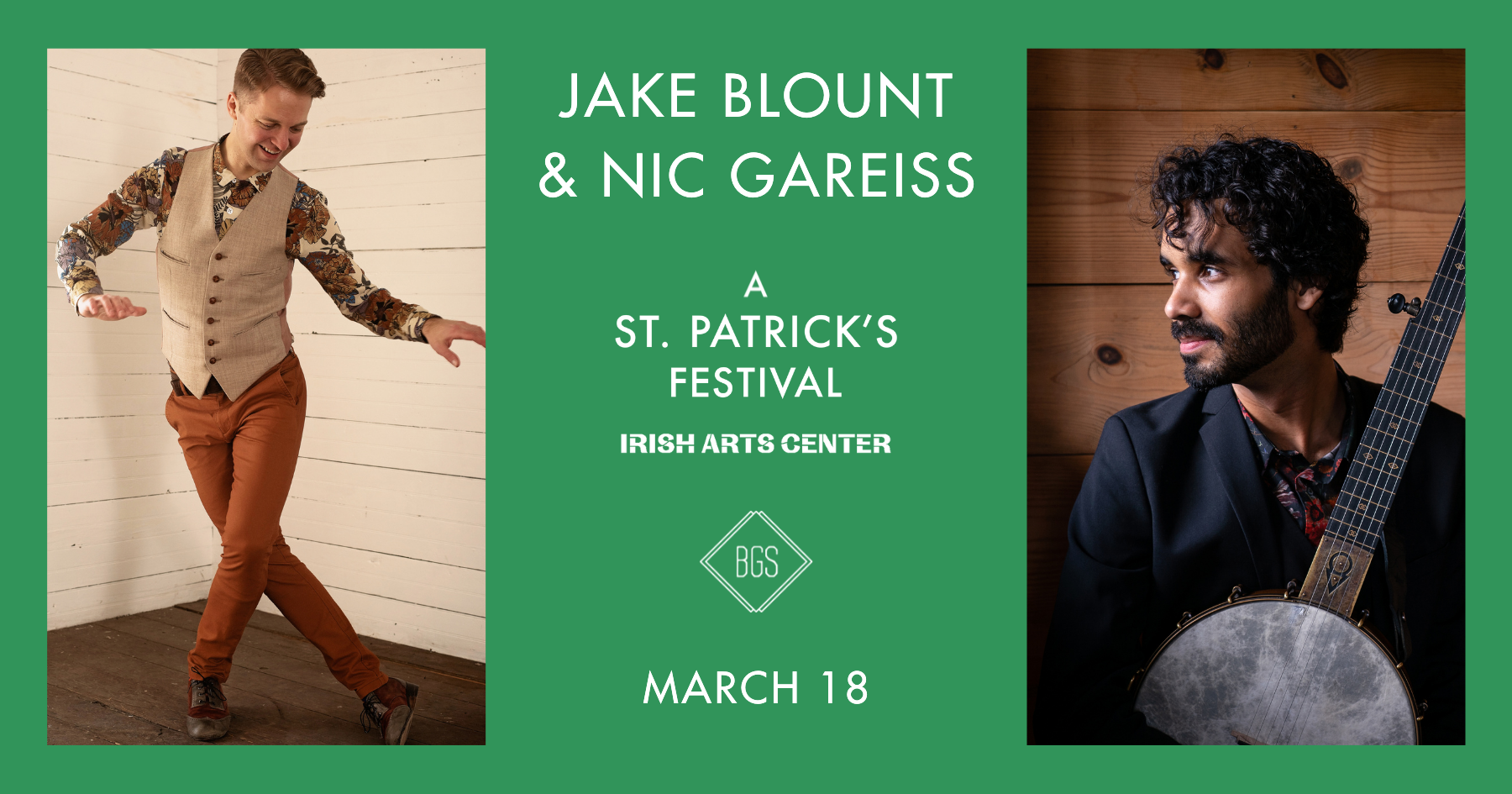Jake Blount and Nic Gareiss at the Irish Arts Center (NYC)