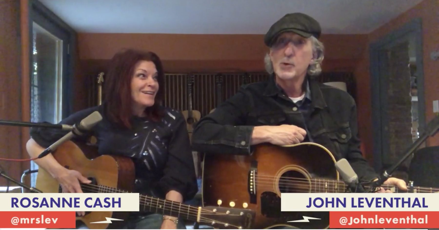 WATCH: Rosanne Cash & John Leventhal, “Farewell Angelina” (From Whiskey Sour Happy Hour)