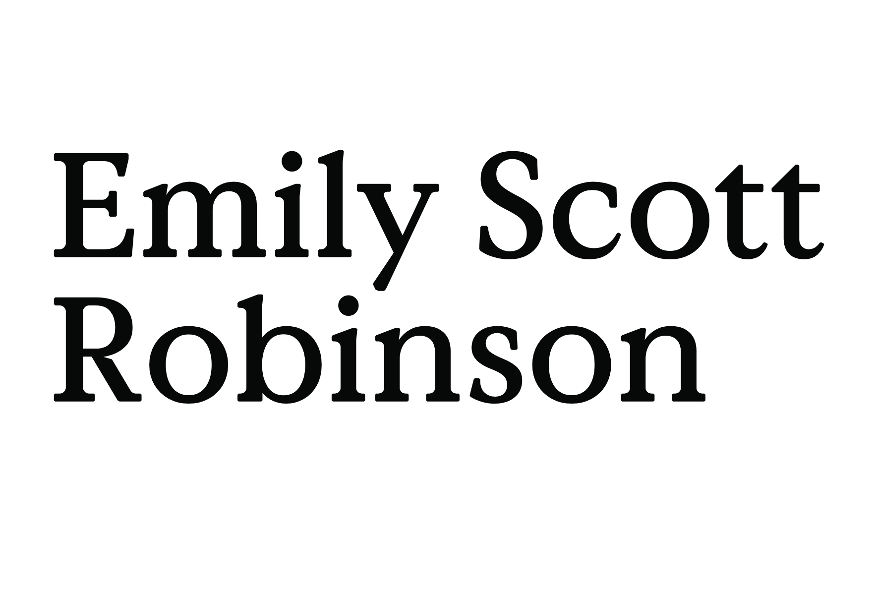 Emily Scott Robinson