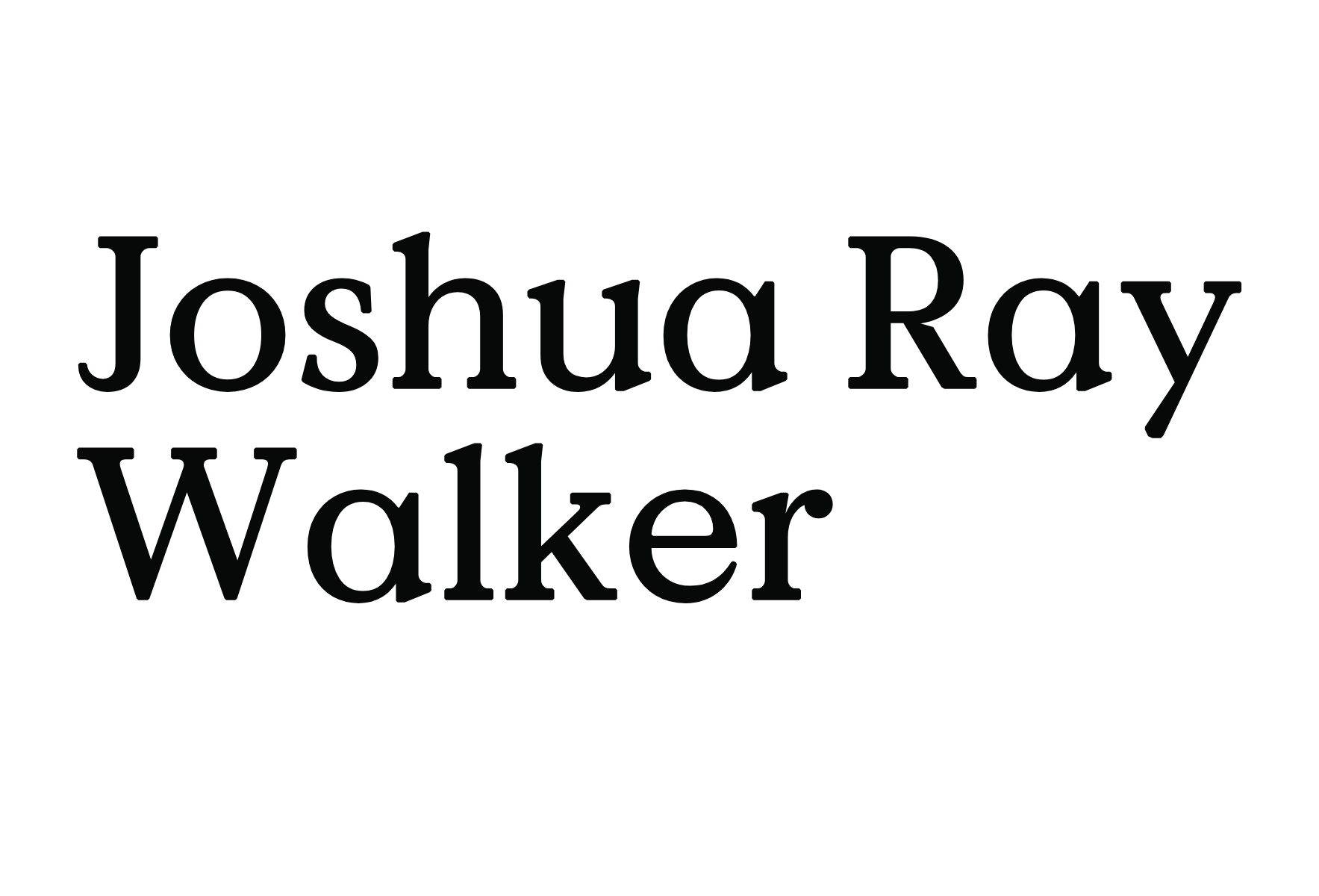 Joshua Ray Walker