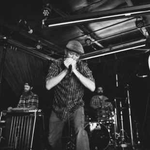 Andy Buckner (far right) and band.