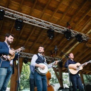 Toronto-based bluegrass band, the Slocan Ramblers.