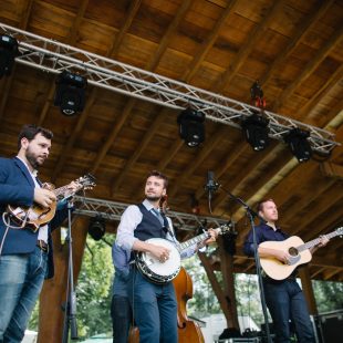 Toronto-based bluegrass band, the Slocan Ramblers.
