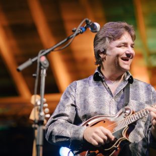 Just like his dad, Ronnie McCoury emanates joy on stage.