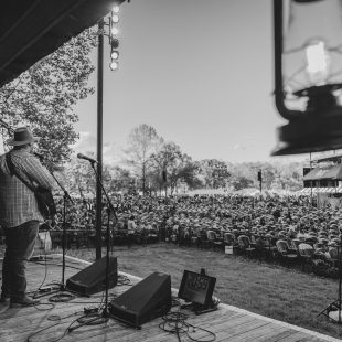 Andrew Millsaps performs as part of the Chris Austin Songwriting Contest