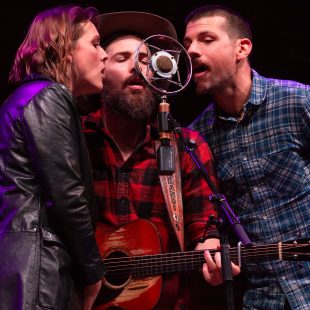 In a perfectly MerleFest moment, Brandi Carlile and the Avett Brothers altogether