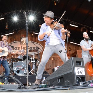 Crowd-favorite Scythian brought their signature energy and drive, as always