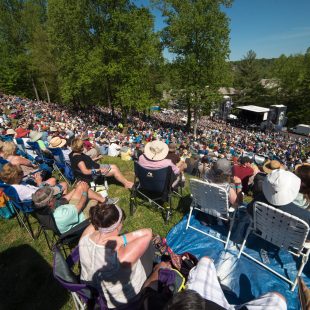 An absolutely jam-packed Hillside Stage for the ever-popular Album Hour - Led Zeppelin IV.
