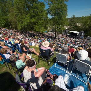 An absolutely jam-packed Hillside Stage for the ever-popular Album Hour - Led Zeppelin IV.