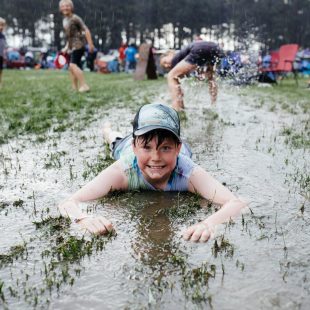 You can't let the rain and mud get you down!