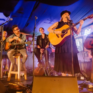 Jessica Mitchell steps up to the mic.