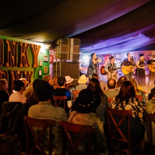 They actually built a honky tonk!