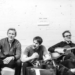 (L to R:) Ted Poor, Blake Mills, and Mike Viola.