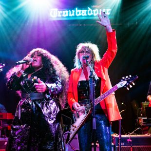 Brittney Spencer and Grace Potter collaborate at the AmericanaFest Pre-Grammy Salute to Lucinda Williams.