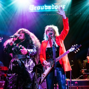 Brittney Spencer and Grace Potter collaborate at the AmericanaFest Pre-Grammy Salute to Lucinda Williams.