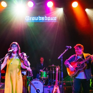 Sean & Sara Watkins at AmericanaFest Pre-Grammy Salute to Lucinda Williams.