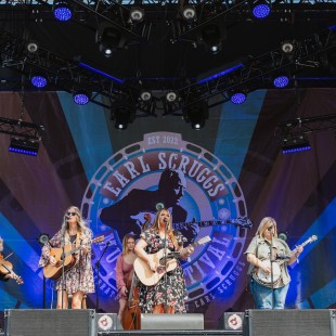 Sister Sadie perform on the Flint Hill Stage. Photo by Cora Wagoner
