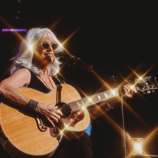 Emmylou Harris shines and sparkles on the Flint Hill Stage. Photo by Cora Wagoner.