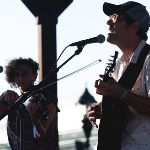 Zoe & Cloyd on the Foggy Mountain Stage by Eli Johnson