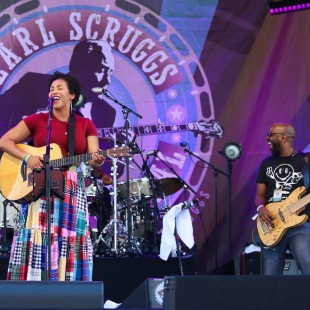 Rissi Palmer on the Flint Hill Stage by Rette Solomon.