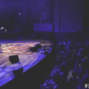John C. Reilly on stage at the first annual LA Folk Festival.