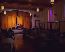 Singer-songwriter Crys Matthews performs for a rapt FWAAMFest audience.