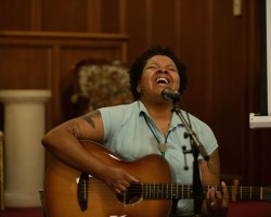 Pacific Northwest-based singer-songwriter Stephanie Anne Johnson also performed during FWAAMFest.