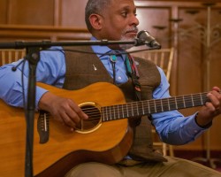Miles Spicer of Maryland-based blues duo, Spice Cake Blues.