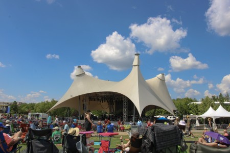 The main stage during a bright and sunny day at the Momentary. Photo courtesy of the Momentary.