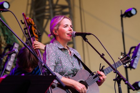 Aoife O'Donovan performs at FreshGrass Bentonville. Photo courtesy of the Momentary.