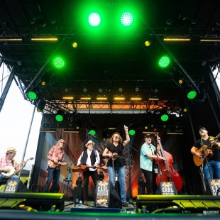 The SteelDrivers brought their bluesy bluegrass – that they call "uneasy listening" – to ESMF. Photo by Cora Wagoner.