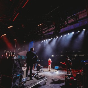 Tanya Tucker and her band gave an excellent final performance on the Flint Hill Stage Sunday Night. Photo by Cora Wagoner.