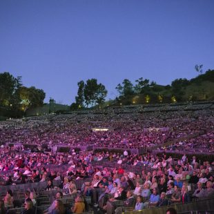 The American Tunes audience fills up the hillside at the Hollywood Bowl.