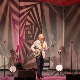 Actor, comedian, playwright, and banjoist extraordinaire Steve Martin was on hand for American Tunes, as well.