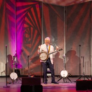 Actor, comedian, playwright, and banjoist extraordinaire Steve Martin was on hand for American Tunes, as well.