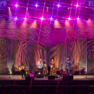 Rhiannon Giddens' Old-Time Revue beneath the lights of the Hollywood Bowl.