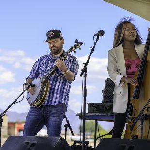 Fracisco Briseno and Joelle Tambe-Ebot of Cisco & the Racecars.