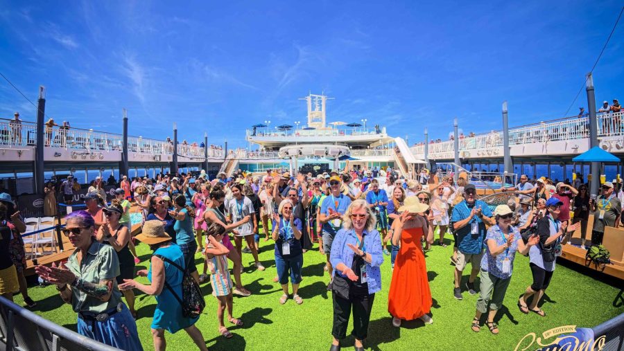 It really is a floating festival!